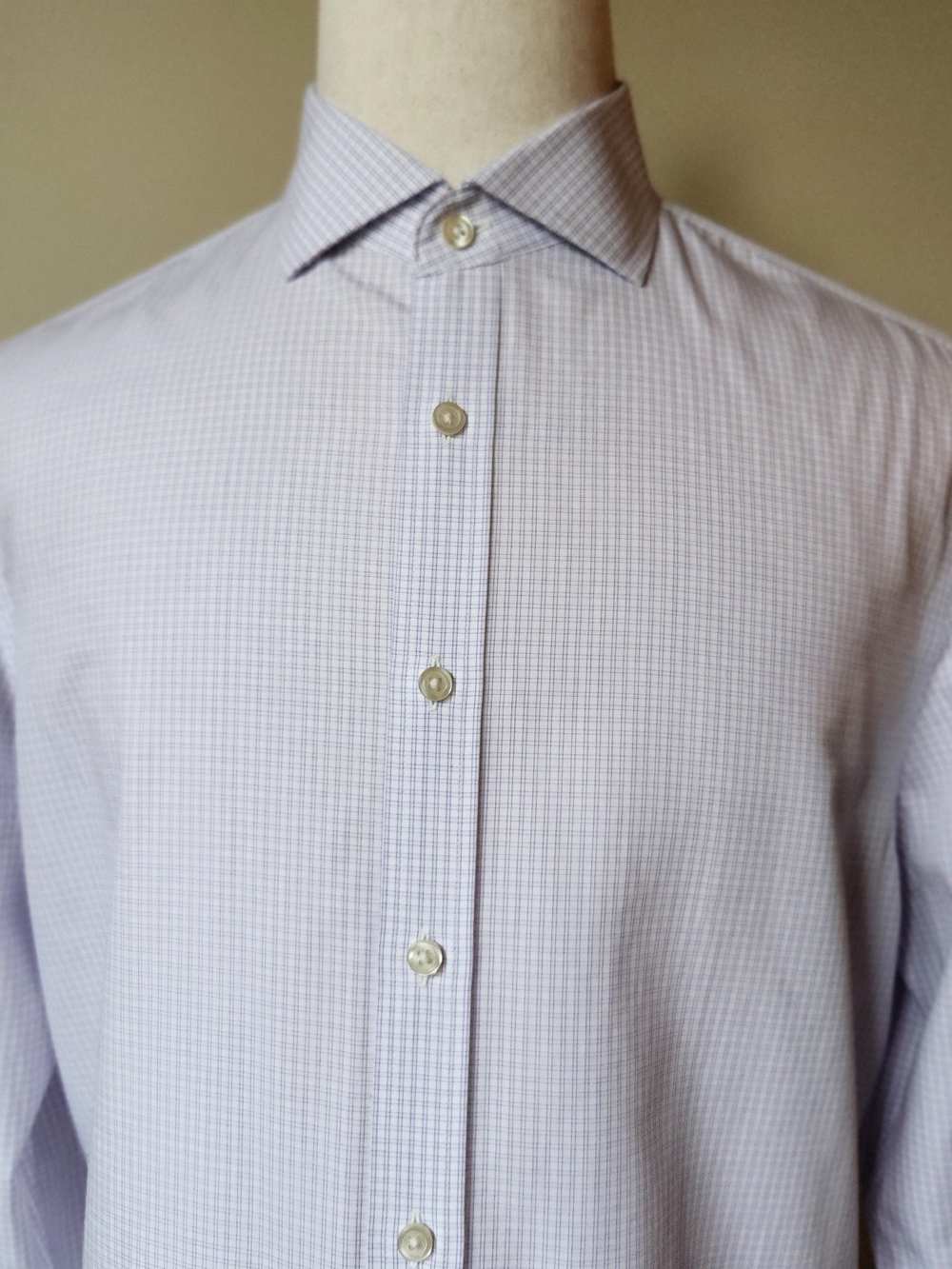 Charles Tyrwhitt Slim Fit Non Iron Plaid Dress Shirt Men 16.5 36 Business